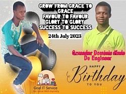 A birthday flyer