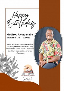Founder's birthday flyer