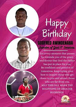 Founder's birthday flyer