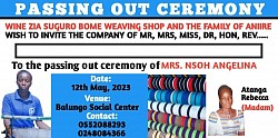 Passing out ceremony envelope