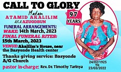 4 by 5.5 feet funeral banner for a client
