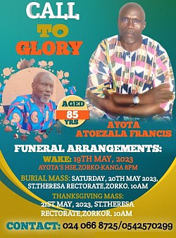 5 by 6 feet funeral banner for a client
